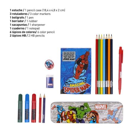 CERDÁ Marvel Colouring stationery set
