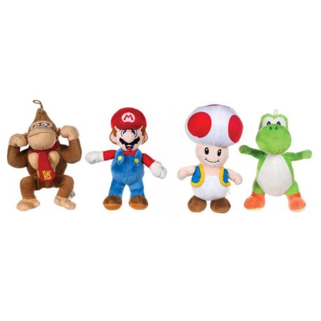 Peluche Super Mario 1pz Assortimento 15cm Peluche Super Mario 1pz Assortimento 15cm