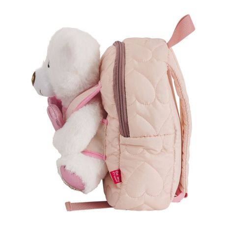 PERLETTI Backpack + plush bear Teddy 27cm