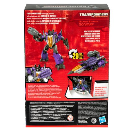 HASBRO Transformers Cybertron Studio Series Gamer Edition Skywarp figure 16,5cm