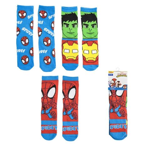 CERDÁ Marvel Spidey pack 3 assorted socks