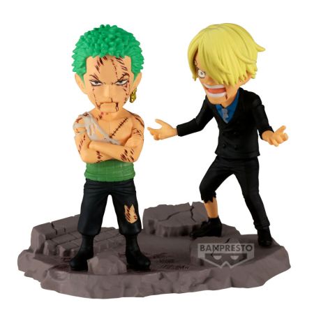 BANPRESTO One Piece Roronoa Zoro & Sanji figure. 8cm