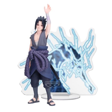 BANPRESTO Naruto Shippuden Sasuke Uchiha Panel Spectacle figure 13cm