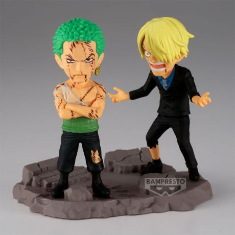 BANPRESTO One Piece Roronoa Zoro & Sanji figure. 8cm