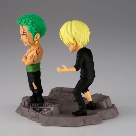 BANPRESTO One Piece Roronoa Zoro & Sanji figure. 8cm