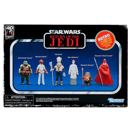 HASBRO Star Wars Return of the Jedi Retro Collection figure 9,5cm set 6 pack
