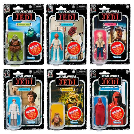 HASBRO Star Wars Return of the Jedi Retro Collection figure 9,5cm set 6 pack