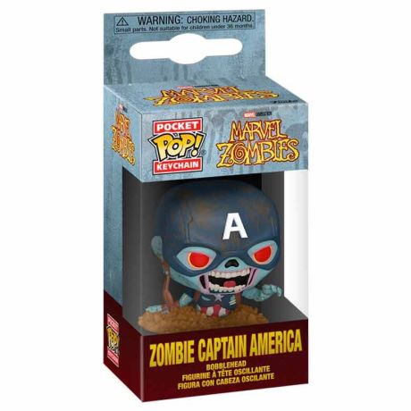 FUNKO Pocket POP Keychain Marvel - Marvel Zombies Captain America