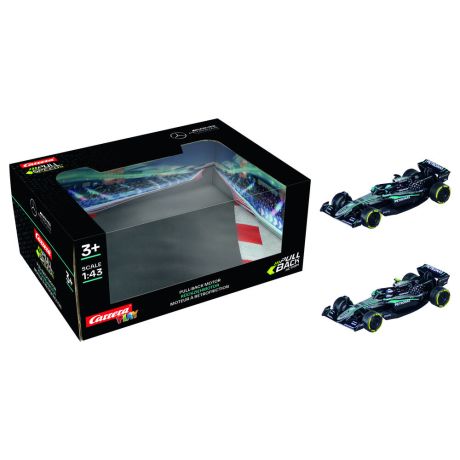 CARRERA F1 Mercedes AMG Petronas Twinpack pack 2 cars pull back