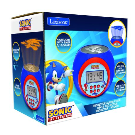 LEXIBOOK Sonic the Hedgehog Projector Alarm Clock