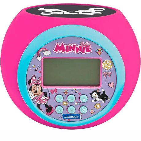 LEXIBOOK Disney Minnie Projector Alarm Clock