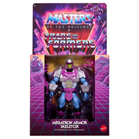 MATTEL Masters of the Universe x Transformers Megatron Armor Skeletor figure 14cm
