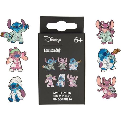 LOUNGEFLY Loungefly Disney Stitch & Angel Mystery Blind Box Enamel Pin assorted