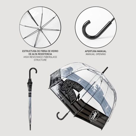 CERDÁ Wednesday manual umbrella 60cm