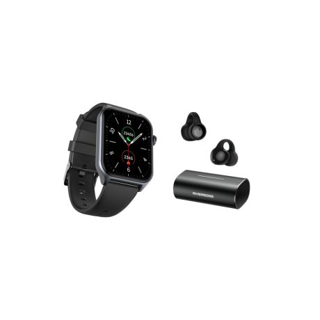 Riversong Smartwatch Motive 9E Space Gray + Riversong True Wireless AirClip L3 Black