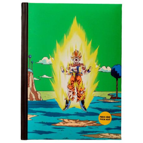 SD TOYS Dragon Ball Z Namek Final Battle notebook with lights