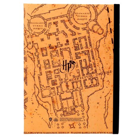 SD TOYS Harry Potter Marauders Map notebook with light