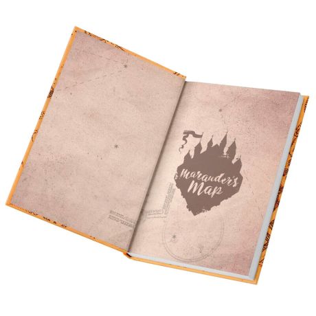SD TOYS Harry Potter Marauders Map notebook with light