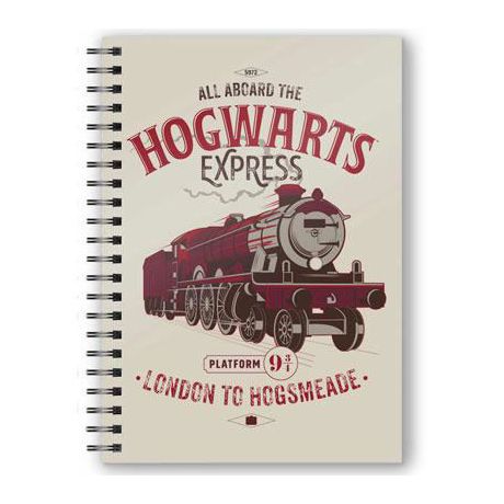 SD TOYS Harry Potter All Aboard The Hogwarts Express A5 3D Notebook