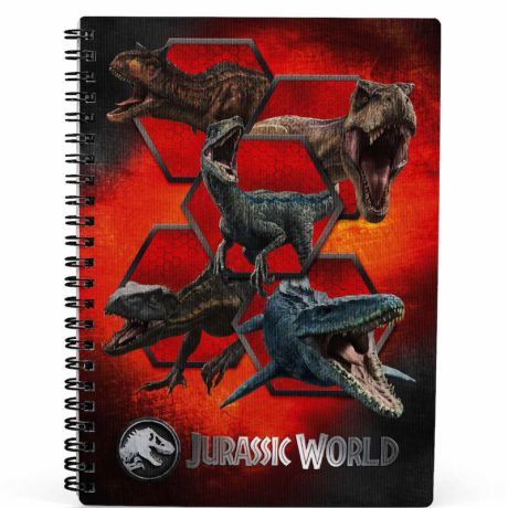 SD TOYS Jurassic World Carnivorous 3D notebook