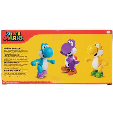 JAKKS PACIFIC Super Mario Bros Yoshi pack 3 figures 10cm