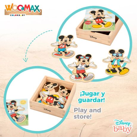 WOOMAX Disney Mickey wooden puzzle