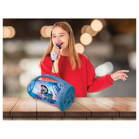 LEXIBOOK Disney Stitch Bluetooth speaker with microphone