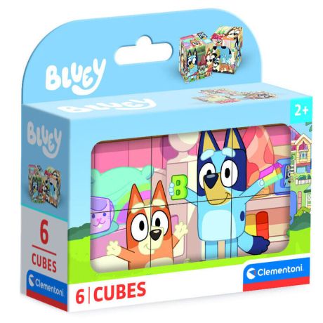 CLEMENTONI Bluey cube puzzle 6pcs