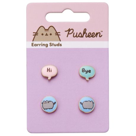 THE CARAT SHOP Pusheen Hi Bye Set 3 pairs of earrings