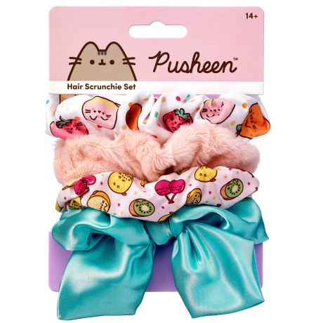 THE CARAT SHOP Pusheen Set 4 hair scrunchies
