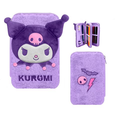 KIDS LICENSING Hello Kitty Kuromi double pencil case
