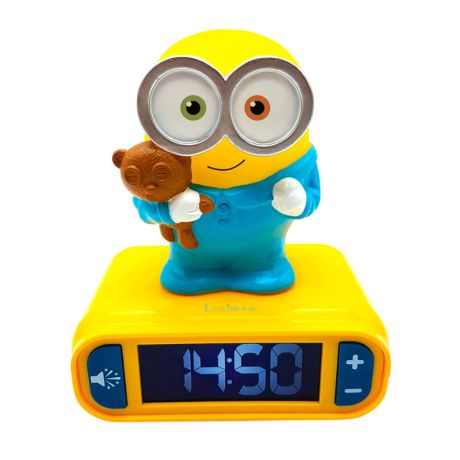 LEXIBOOK Minions 3D Night Light Alarm Clock