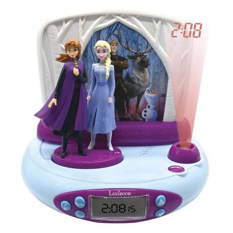 LEXIBOOK Disney Frozen 3D Projector Alarm Clock