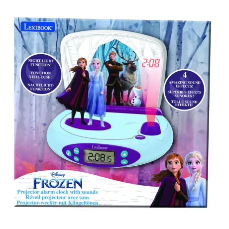 LEXIBOOK Disney Frozen 3D Projector Alarm Clock