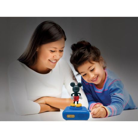 LEXIBOOK Disney Mickey 3D Night Light Alarm Clock