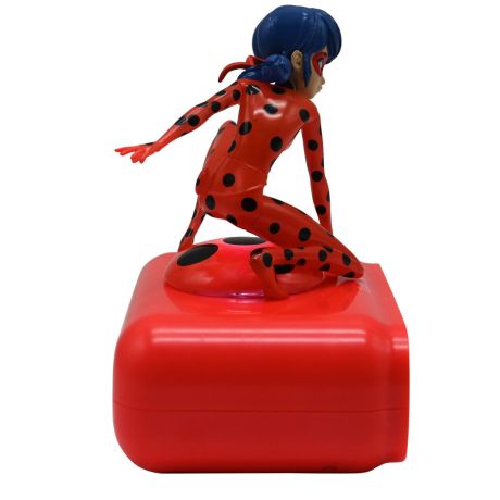 LEXIBOOK Miraculous Ladybug 3D Night Light Alarm Clock