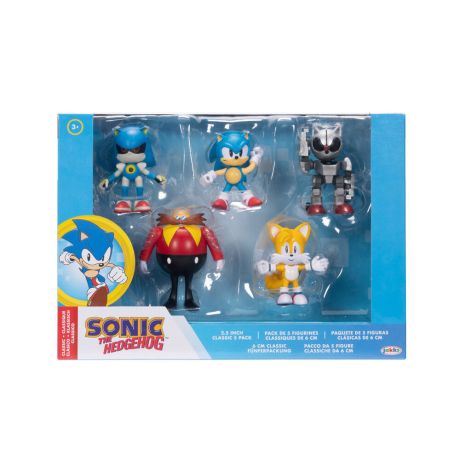 JAKKS PACIFIC Sonic The Hedgehog pack 5 figures 6cm