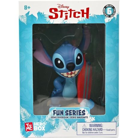 YUME TOYS Disney Stitch Hero Box Surfer Stitch figure 8cm