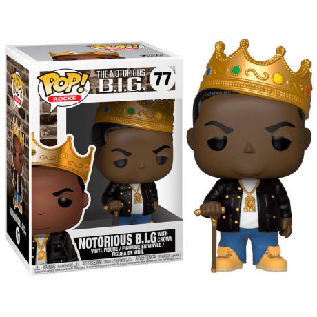 FUNKO POP figure Notorious B.I.G. with Crown