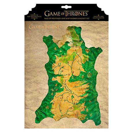 DARK HORSE Game of Thrones Westeros magnetic map