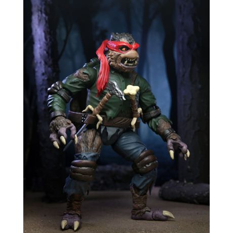 NECA Ninja Turtles Universal Monsters Raphael as the Wolfman ultimate figure 18cm