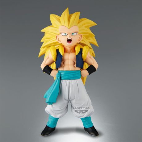 BANPRESTO Dragon Ball Z Super Saiyan 3 Gotenks Solid Edge Work figure 16cm
