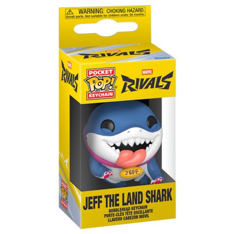 FUNKO Pocket POP keychain Marvel Rivals Jeff the Land Shark