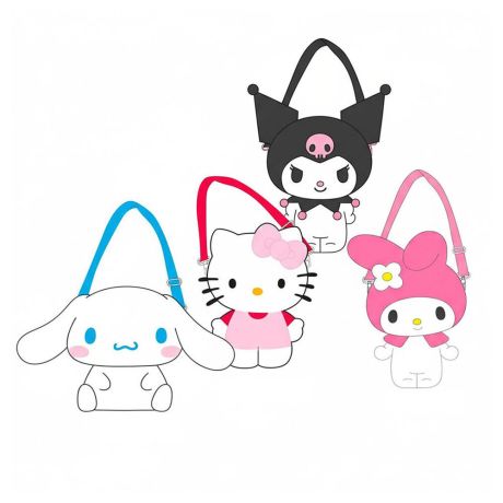 CERDÁ Hello Kitty and Friends assorted plush bag