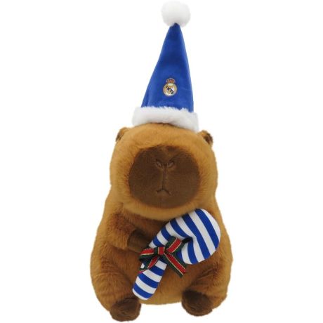 CYP BRANDS Real Madrid capibara teddy santa hat 35cm