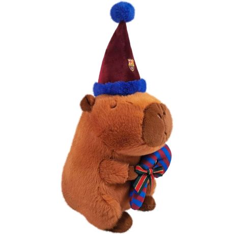 CYP BRANDS FC Barcelona capibara teddy santa hat 35cm
