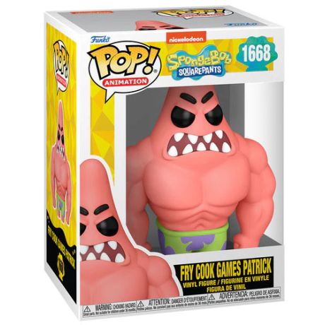 FUNKO POP SpongeBob 25th Fry Cook Games Patrick 1668
