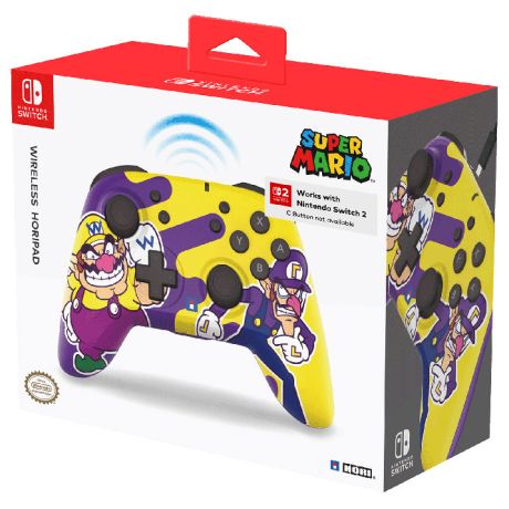 HORI SWITCH Controller Wireless Horipad Wario e Waluigi