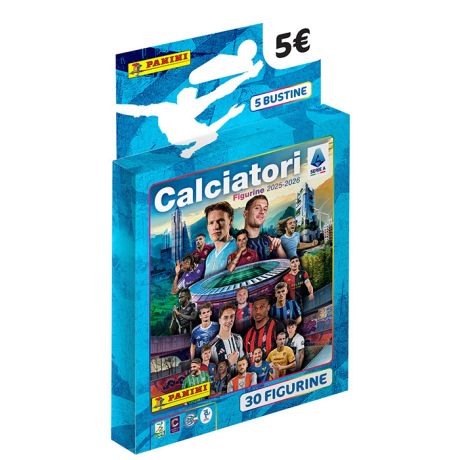 PANINI Stickers Ecoblister 5 Buste Calciatori 2025-2026