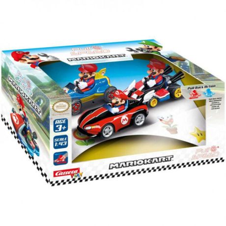 CARRERA Mario Kart Mario Pull Speed set 3 cars